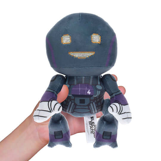 Electric State 8" Collectible Plush Herman, soft robot toy, perfect for fans of the Netflix movie, colorful and detailed.