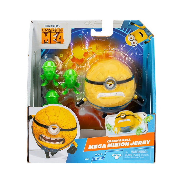 Figura de ação de 4 polegadas Meu Malvado Favorito 4 Mega Minion - Jerry