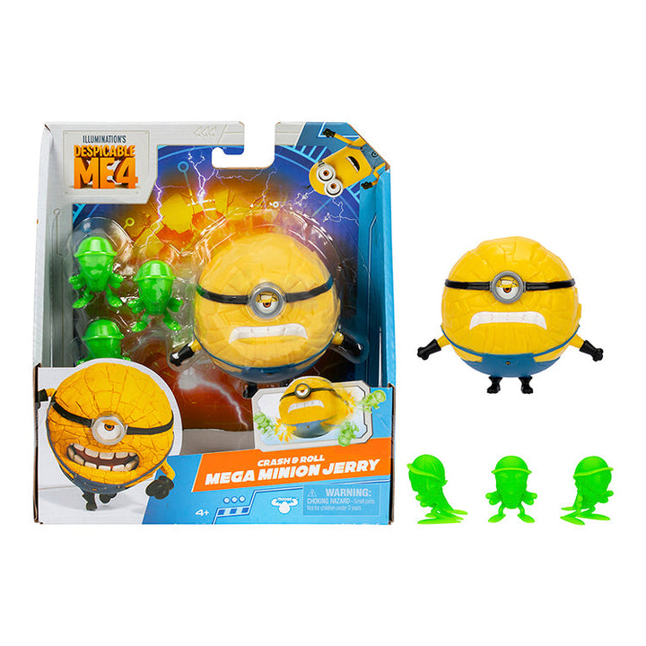 Figura de ação de 4 polegadas Meu Malvado Favorito 4 Mega Minion - Jerry