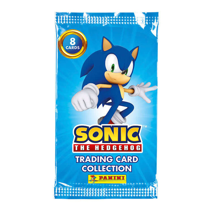 Sonic the Hedgehog ‘Gotta Go Fast’ Trading Card Collection pack with blue design and iconic character artwork.