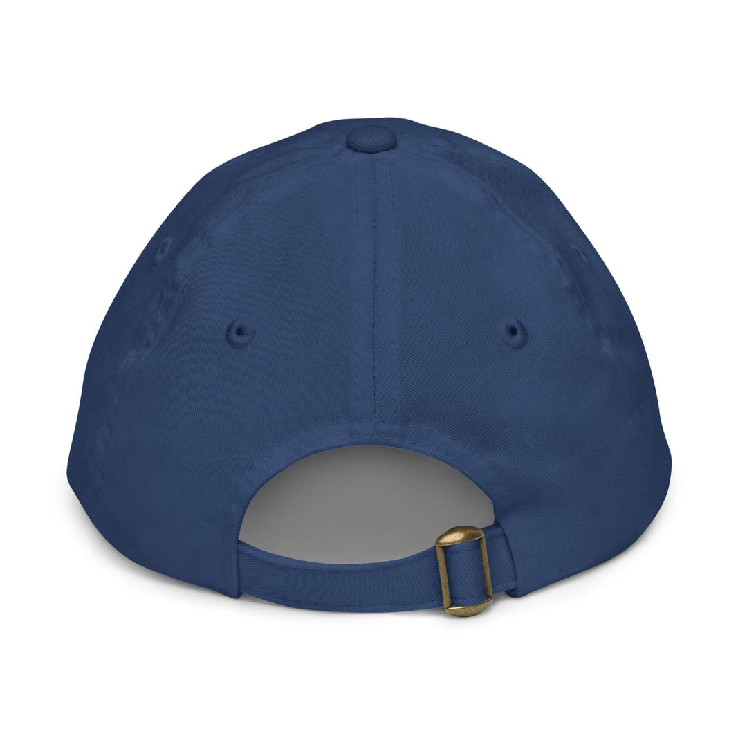 Back view of AFK Youth baseball cap showcasing adjustable strap and ventilation eyelets.