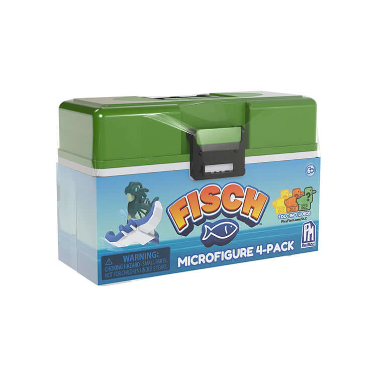 Fisch Microfigure Multipack tacklebox featuring 4 surprise underwater microfigures.