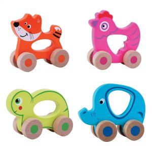 Jumini| Push Along Friends - Hen | Earthlets.com |  | play wooden