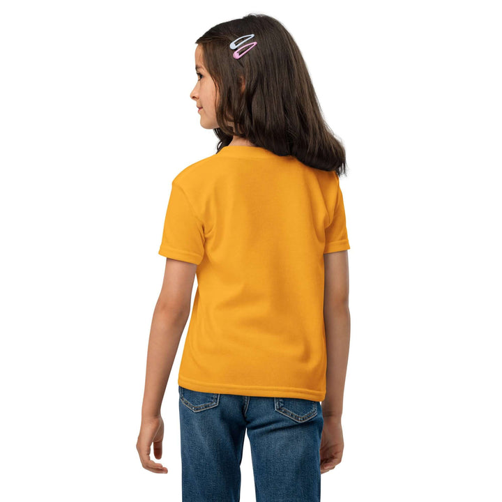 Oddy Pro Youth t-shirt in vibrant yellow color, suitable for active kids and made with moisture-wicking fabric.