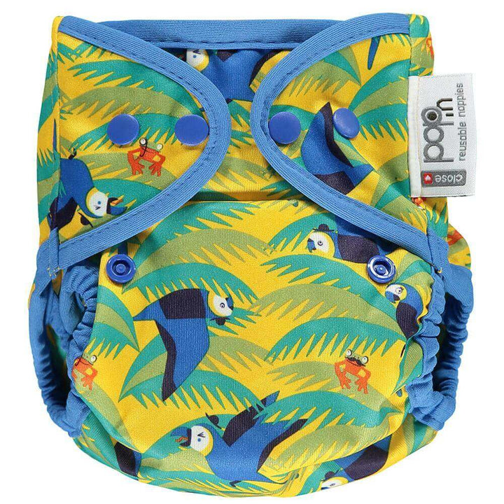 Close Parent Pop-in Nappy Wrap Popper Colour: Walrus reusable nappies Earthlets