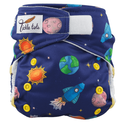 Tickle Tots All-In-One Nappy Colour: Blast Off reusable nappies all in one nappies Earthlets