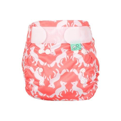 Tots Bots Bamboozle Nappy Wrap Colour: Foxtrot Size: Size 1 (6-18lbs) reusable nappies Earthlets