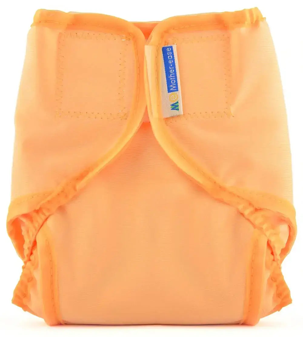 Mother-ease Rikki Wrap Nappy Cover Orange Colour: Orange Size: XS reusable nappies nappy covers Earthlets